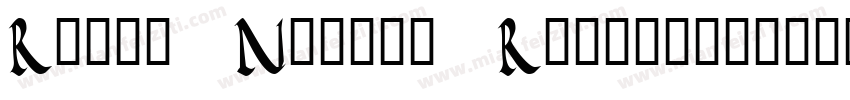 Roman Normal Regular字体转换
